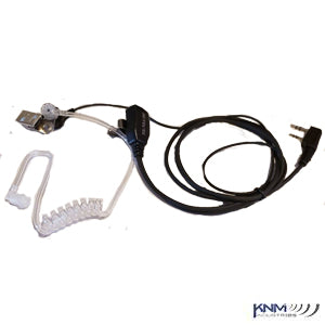 Handheld Ear Piece with Push to Talk & Air Acoustic Tube Headset